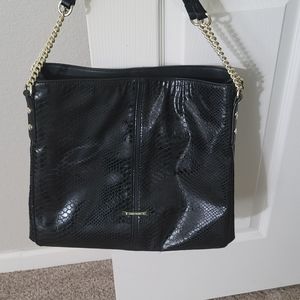 Anne Klein faux leather croc purse